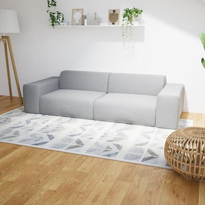 Sofa 3-Sitzer Lichtgrau Vegane Wolle - Elegantes, gemütliches 3-Sitzer Sofa: Hochwertige Qualität, einzigartiges Design - 266 x 72 x 107 cm, konfigurierbar