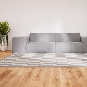 Sofa 3-Sitzer Lichtgrau Webstoff - Elegantes, gemütliches 3-Sitzer Sofa: Hochwertige Qualität, einzigartiges Design - 294 x 72 x 107 cm, konfigurierbar