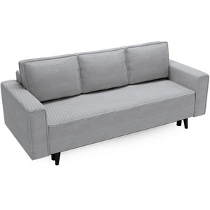 Sofa 3-sitzer mit Schlaffunktion MONTE beige Poso 100