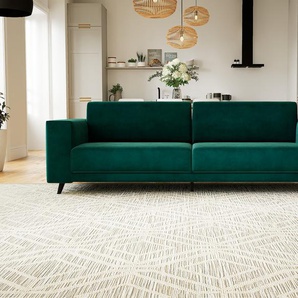 Sofa 3-Sitzer Samt Petrolblau Samt - Elegantes, gemütliches 3-Sitzer Sofa: Hochwertige Qualität, einzigartiges Design - 248 x 75 x 98 cm, konfigurierbar