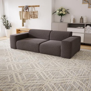 Sofa 3-Sitzer Taupegrau Strukturgewebe - Elegantes, gemütliches 3-Sitzer Sofa: Hochwertige Qualität, einzigartiges Design - 241 x 72 x 107 cm, konfigurierbar