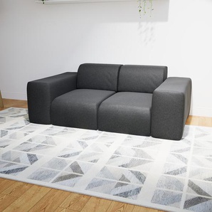 Sofa Anthrazit - Moderne Designer-Couch: Hochwertige Qualität, einzigartiges Design - 186 x 72 x 107 cm, Komplett anpassbar