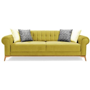 4-Sitzer Sofa aus Samt