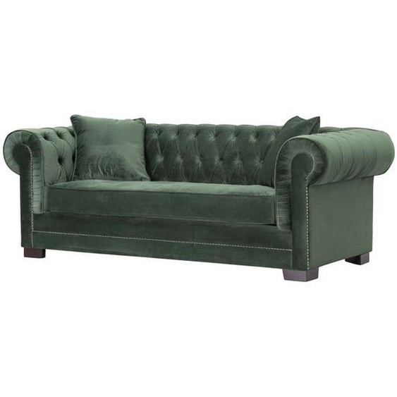 Couch Chesterfield Leder Silber - Chesterfield Sofa Couch ...