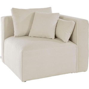 Sofa-Eckelement GUIDO MARIA KRETSCHMER HOME & LIVING Comfine Polsterelemente Gr. Fellimitat, beige (cream) Modul-Ecke zur indiviuellen Zusammenstellung, in 3 Bezugsvarianten