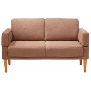 Sofa HOME AFFAIRE Fehmarn Sofas Gr. B/H/T: 170 cm x 98 cm x 81 cm, Luxus-Microfaser ALTARA NUBUCK, 2,5 Sitzer, braun 2-Sitzer-Sofa 3-Sitzer-Sofa Sofas in 3 Breiten