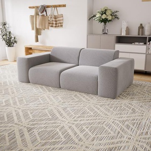 Sofa Kiesgrau - Moderne Designer-Couch: Hochwertige Qualität, einzigartiges Design - 216 x 72 x 107 cm, Komplett anpassbar