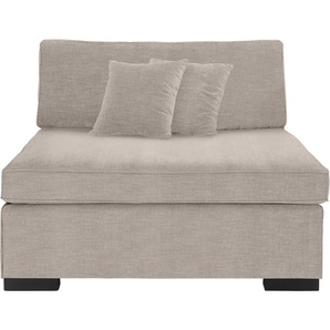 Sofa-Mittelelement GUIDO MARIA KRETSCHMER HOME & LIVING Skara XXL Polsterelemente Gr. Samtvelours, beige (natur) Modul XXL - zum eigenen Zusammenstellen, in vielen Bezugsqualitäten