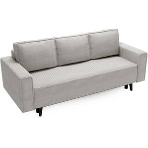 Sofa 3-sitzer mit Schlaffunktion MONTE rosa Poso 27