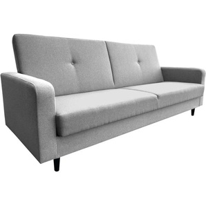 Sofa 3-Sitzer mit Schlaffunktion NINA beige Barrel 04