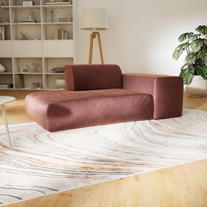 Sofa Samt Altrosa - Moderne Designer-Couch: Hochwertige Qualität, einzigartiges Design - 182 x 72 x 107 cm, Komplett anpassbar