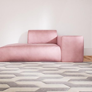 Sofa Samt Bonbonrosa - Moderne Designer-Couch: Hochwertige Qualität, einzigartiges Design - 182 x 72 x 107 cm, Komplett anpassbar