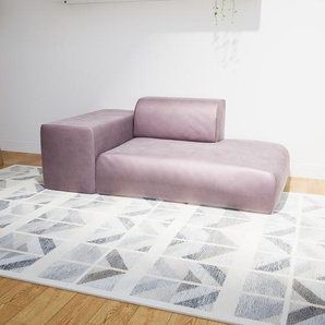 Sofa Samt Puderrosa - Moderne Designer-Couch: Hochwertige Qualität, einzigartiges Design - 182 x 72 x 107 cm, Komplett anpassbar