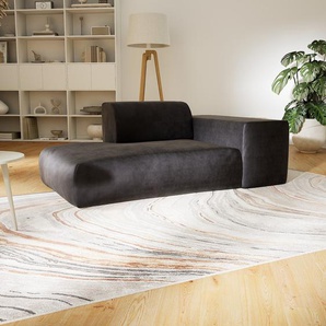 Sofa Samt Steingrau - Moderne Designer-Couch: Hochwertige Qualität, einzigartiges Design - 182 x 72 x 107 cm, Komplett anpassbar
