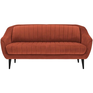 Sofa  Sophia ¦ orange ¦ Maße (cm): B: 190 H: 83 T: 90