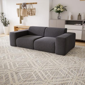 Sofa Steingrau - Moderne Designer-Couch: Hochwertige Qualität, einzigartiges Design - 216 x 72 x 107 cm, Komplett anpassbar