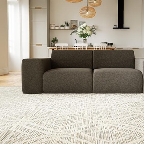 Sofa Steingrau - Moderne Designer-Couch: Hochwertige Qualität, einzigartiges Design - 216 x 72 x 107 cm, Komplett anpassbar