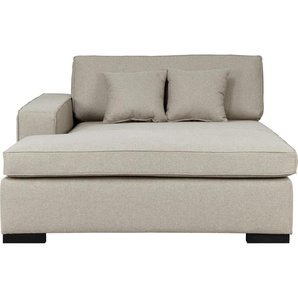 Sofaelement GUIDO MARIA KRETSCHMER HOME & LIVING Skara XXL Polsterelemente Gr. Struktur (recyceltes Polyester), links, beige (creme) Modul XXL - zum eigenen Zusammenstellen, Armlehne linksrechts wählbar