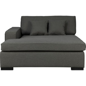 Sofaelement GUIDO MARIA KRETSCHMER HOME & LIVING Skara XXL Polsterelemente Gr. Struktur (recyceltes Polyester), links, grau (graphit) Modul XXL - zum eigenen Zusammenstellen, Armlehne linksrechts wählbar