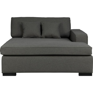 Sofaelement GUIDO MARIA KRETSCHMER HOME & LIVING Skara XXL Polsterelemente Gr. Struktur (recyceltes Polyester), rechts, grau (graphit) Modul XXL - zum eigenen Zusammenstellen, Armlehne linksrechts wählbar