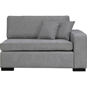 Sofaelement GUIDO MARIA KRETSCHMER HOME & LIVING Skara XXL Polsterelemente Gr. Struktur weich, Armlehne rechts, grau (hellgrau) Modul XXL - zum eigenen Zusammenstellen, Armlehne linksrechts wählbar