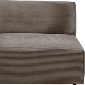 Sofaelement TOM TAILOR HOME Elements Polsterelemente Gr. Cord TRI, grau (desert tri 39) Sofa-Element