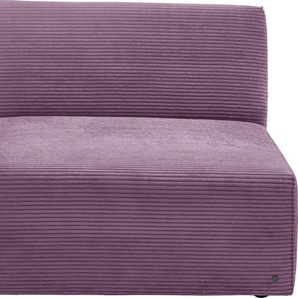 Sofaelement TOM TAILOR HOME Elements Polsterelemente Gr. Cord TRI, lila (grape tri 8) Sofa-Element