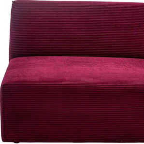 Sofaelement TOM TAILOR HOME Elements Polsterelemente Gr. Cord TRI, rot (winered tri 107) Sofa-Element