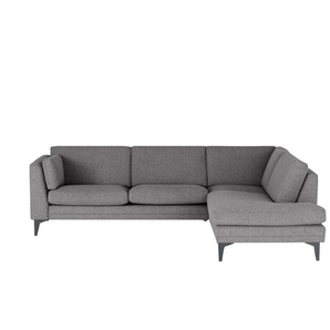 SOHO Ecksofa  Avignon ¦ grau ¦ Maße (cm): B: 258 H: 78 T: 203