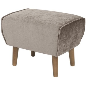 SOHO Hocker  Ellinor ¦ grau ¦ Maße (cm): B: 56 H: 46 T: 41