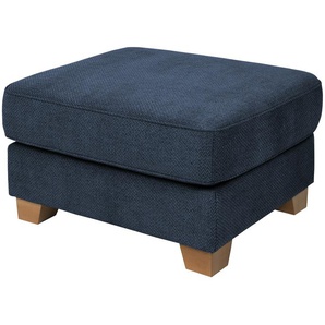 SOHO Hocker  Franka ¦ blau ¦ Maße (cm): B: 75 H: 42 T: 62