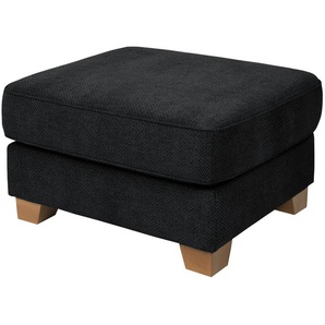 SOHO Hocker  Franka ¦ schwarz ¦ Maße (cm): B: 75 H: 42 T: 62