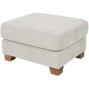 SOHO Hocker  Franka ¦ weiß ¦ Maße (cm): B: 75 H: 42 T: 62