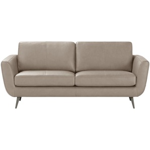 SOHO Ledersofa  Smilla ¦ braun ¦ Maße (cm): B: 197 H: 85 T: 93