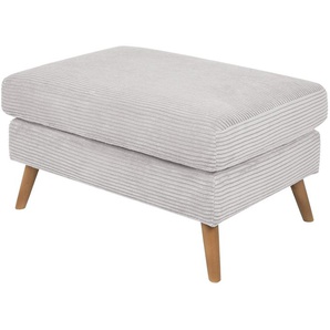 SOHO Polsterhocker - weiß - Materialmix - 90 cm - 43 cm - 60 cm | Möbel Kraft