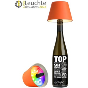 Sompex Leuchte &quot;TOP 2.0&quot; Akku LED  Flaschenaufsatz Orange