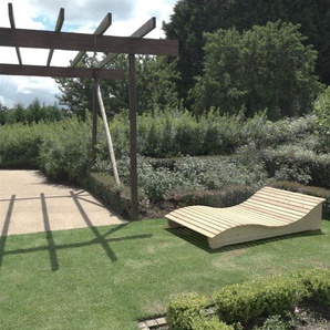 Sonnenliege Gartenliege Relaxliege (Lärche) Liegebreite 140cm