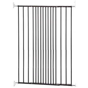 SPD Pet Extending Gate Extra Tall Dog Gate Black 625-1068 cm