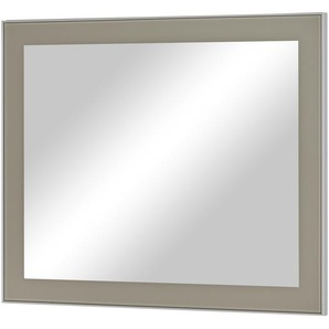 Spiegel 80 x 60 cm - beige - Glas , Aluminium, Holzwerkstoff - 80 cm - 60 cm - 3 cm | Möbel Kraft