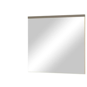 Spiegel 80,6 x 75,2 cm Classics ¦ grau ¦ Glas, Aluminium, Holzwerkstoff ¦ Maße (cm): B: 80,6 H: 75,2 T: 2,5