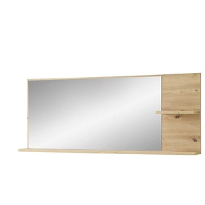 Spiegel - holzfarben - Glas, Holzwerkstoff - 148 cm - 60 cm - 17 cm | Möbel Kraft