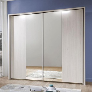 Spiegel-Kleiderschrank Apolda, Lärche hell, 2-türig - Breite 150  cm