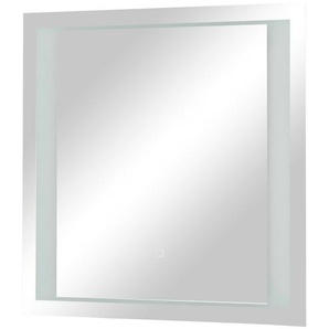 Spiegel | silber | Glas, Metall | 70 cm | 70 cm | 3 cm |