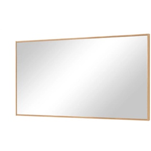 Spiegel 119 x 62 cm Tiba ¦ holzfarben ¦ Glas, Aluminium, Holz ¦ Maße (cm): B: 119 H: 62 T: 4