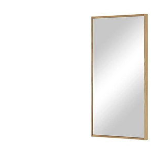 Spiegel 43 x 82 cm Tiba ¦ holzfarben ¦ Glas, Aluminium, Holz ¦ Maße (cm): B: 43 H: 82 T: 4