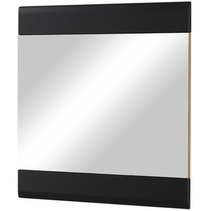 Spiegelpaneel Fun Plus | schwarz | Holzwerkstoff, Glas | 80 cm | 80 cm | 2 cm |