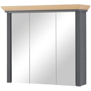 Spiegelschrank, 3-türig Valparaiso | grau | 83 cm | 75 cm | 25 cm |