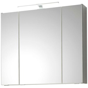 Spiegelschrank Capri | grau | 80 cm | 70 cm | 16 cm |