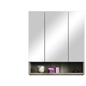 Spiegelschrank | grau | 60 cm | 68 cm |