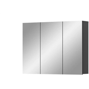 Spiegelschrank | grau | 80 cm | 60 cm |